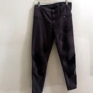 Blank NYC cropped moto pants